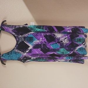 Nwot Jostar purple and black cover up size XL
